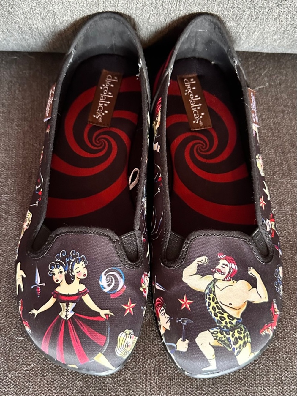 Hot Chocolate Design Freak Show flats